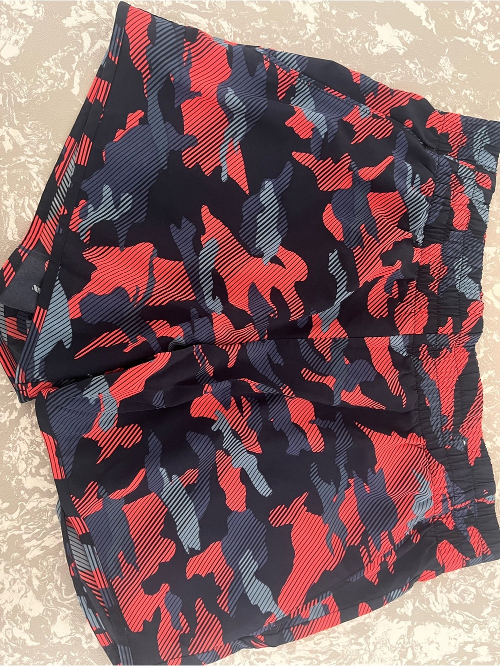 Xersion Women's Athletic Shorts - Black, Red & Gray Camo